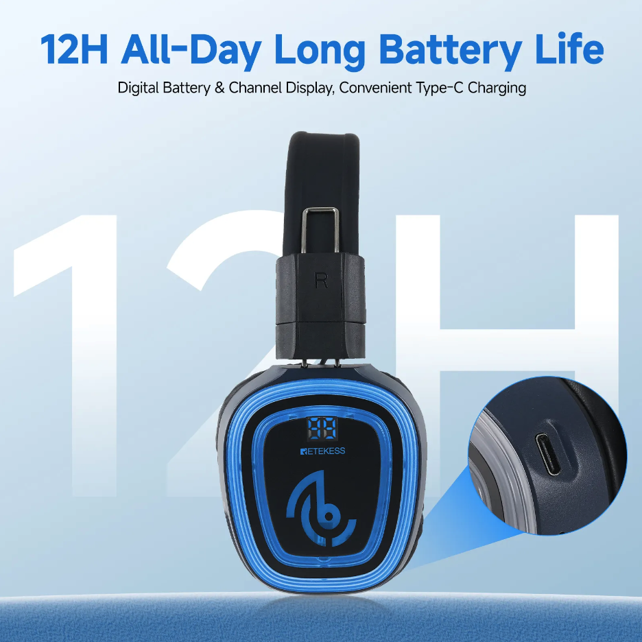 Headset battery life illustration